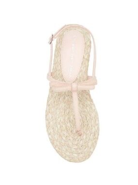 Stuart Weitzman Felicity Slingback Espadrille Pink Marshmallow Sandals New!